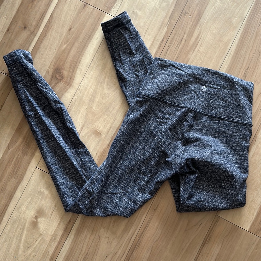 lululemon twill grey yoga pants - Picture 1 of 3